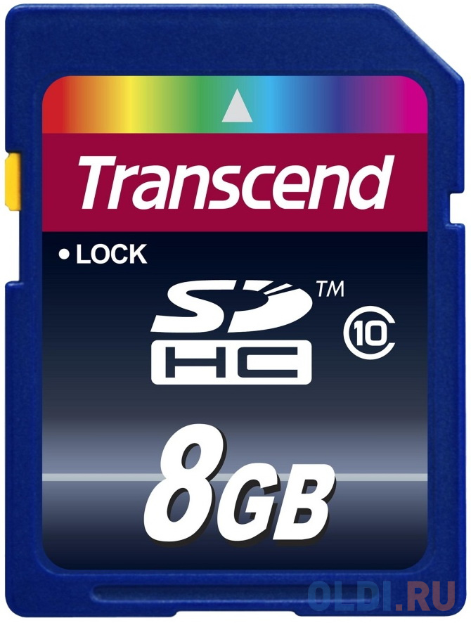 Промышленная карта памяти SDHC Transcend 10I, 8 Гб Class 10 MLC, темп. режим от -40? до +85? карта памяти compact flash 32gb transcend 133x