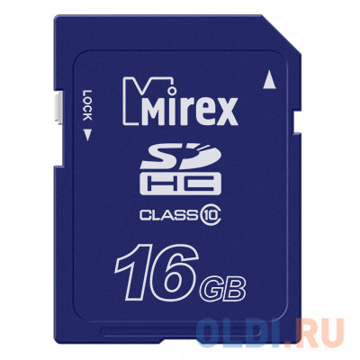 Флеш карта SD 16GB Mirex SDHC Class 10 13611-SD10CD16 фото
