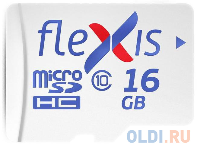 Flexis microSDHC 16GB class10 U1 R/W 80/45 MB/s  with adapter, made in Russia