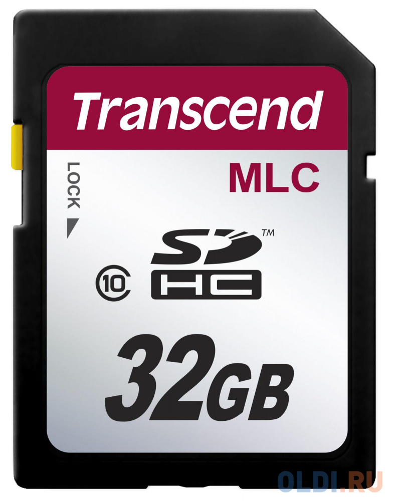 Промышленная карта памяти SDHC Transcend 10M, 32 Гб Class 10 MLC, темп. режим от -25? до +85? флеш накопитель transcend карта памяти transcend 8gb uhs i u1 microsd with adapter mlc ts8gusd500s