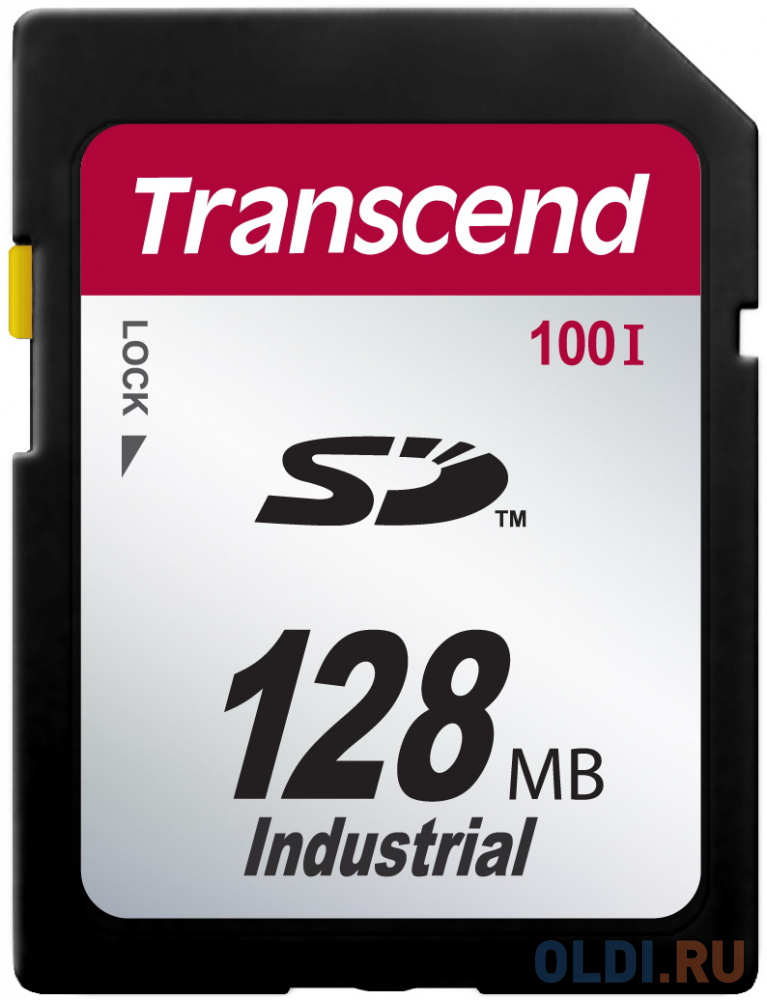 

Промышленная карта памяти SD Transcend 100I, 128 Мб SLC, темп. режим от -40 до +85 oem