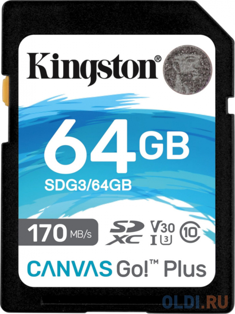 Карта памяти SD XC 64Gb Kingston SDG3/64GB карта памяти microsdhc 64gb kingston sdce 64gb