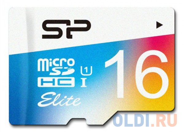 Карта памяти Micro SDHC 16GB Class 10 Silicon Power SP016GBSTHBU1V20SP + адаптер SD - фото 1