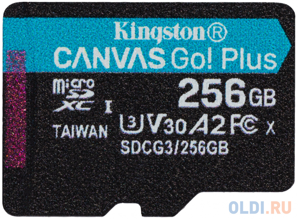 Карта памяти microSDXC 256Gb Kingston Canvas Go Plus