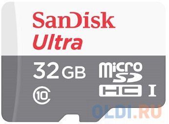 Флеш карта microSDHC 32Gb Class10 Sandisk SDSQUNR-032G-GN3MN Ultra w/o adapter флеш карта sdhc 32gb netac p600 nt02p600stn 032g r