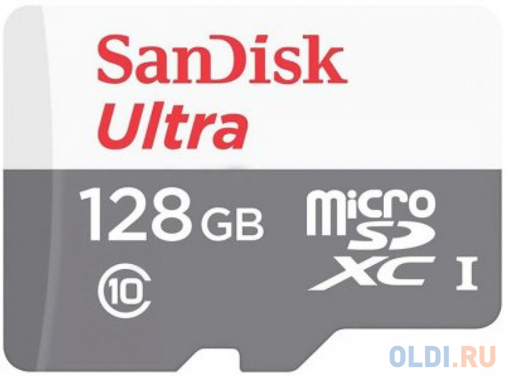 Флеш карта microSDHC 128Gb Class10 Sandisk SDSQUNR-128G-GN6MN Ultra Light w/o adapter флеш карта microsdhc 16gb netac p500 eco 50 95 mb s no adapter nt02p500eco 016g s