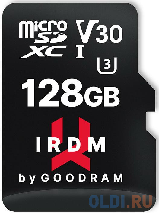 

Карта памяти MICRO SDXC 128GB UHS-I W/A IR-M3AA-1280R12 GOODRAM