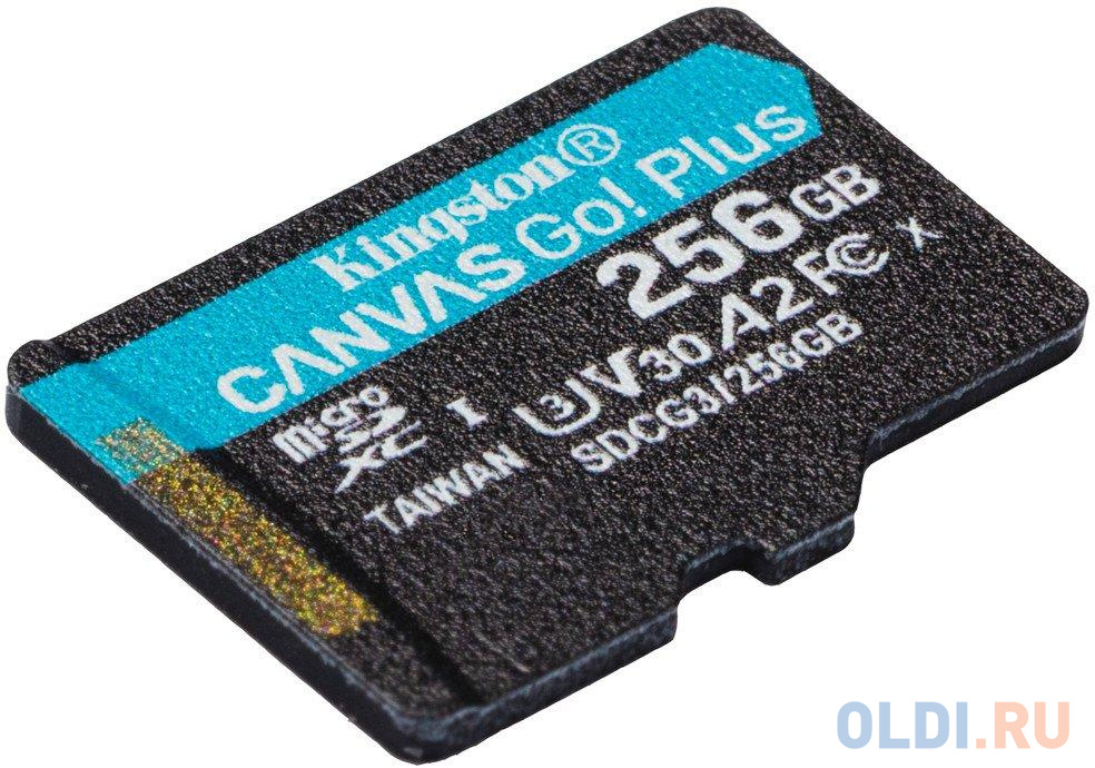   micro SDXC 256Gb Kingston Canvas Go Plus UHS-I U3 A2 (170/90 MB/s) SDCG3/256GBSP