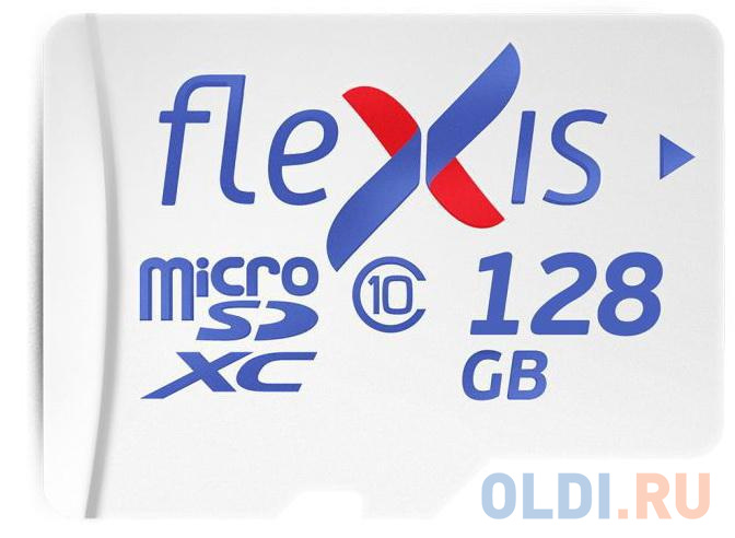 Карта памяти microSDXC 128Gb Flexis FMSD128GU1 мультиинструмент карта выживания в чехле