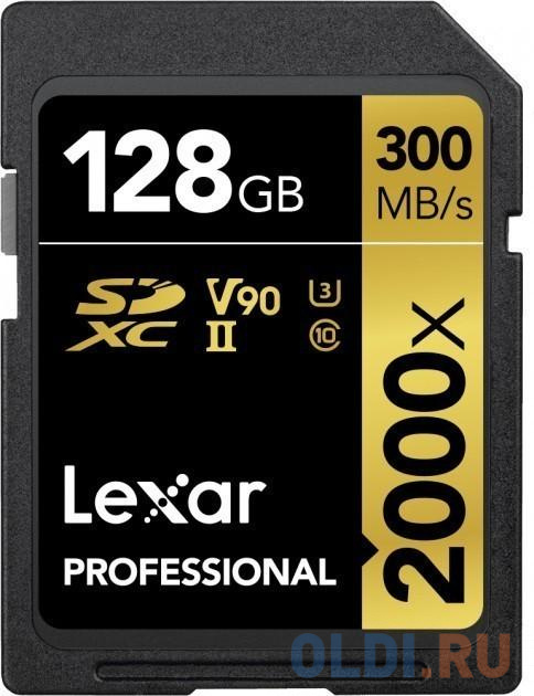 

LEXAR Professional 2000x 128GB SDHC/SDXC UHS-II Card