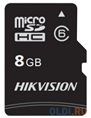 

Флеш карта microSDHC 8GB Hikvision HS-TF-C1(STD)/8G/ZAZ01X00/OD <HS-TF-C1(STD)/8G/ZAZ01X00/OD> (без SD адаптера) R/W Speed 90/12MB/s