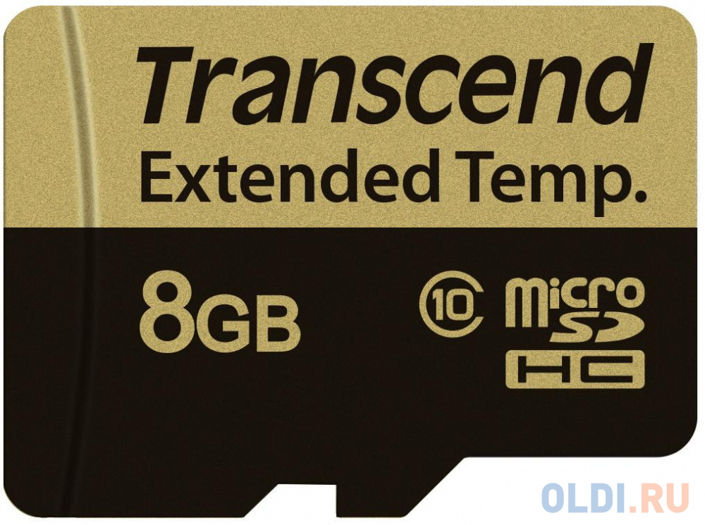 Промышленная карта памяти microSDHC Transcend 520I, 8 Гб Class 10 MLC, темп. режим от -40? до +85? - фото 1