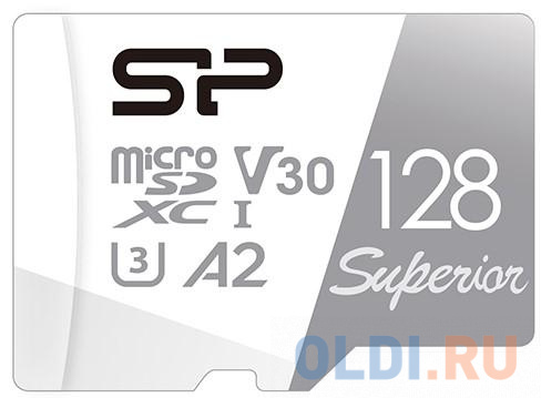 Флеш карта microSD 128GB Silicon Power Superior Pro A2 microSDXC Class 10 UHS-I U3 Colorful 100/80 Mb/s
