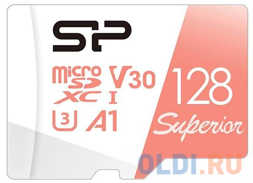 Карта памяти microSDXC 128Gb Silicon Power Superior