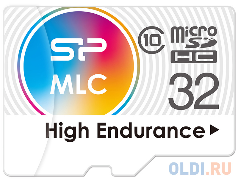 

Флеш карта microSD 32GB Silicon Power High Endurance microSDHC Class 10 UHS-I U3 (SD адаптер), MLC
