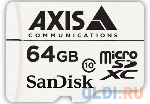

Карта памяти MICRO SDXC 64GB 10PCS /SURV. W/ADAPTER 5801-961 AXIS