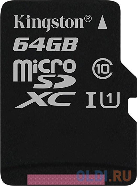 

Флеш карта SDXC 64Gb Class10 Kingston SDS/64GB Canvas Select w/o adapter