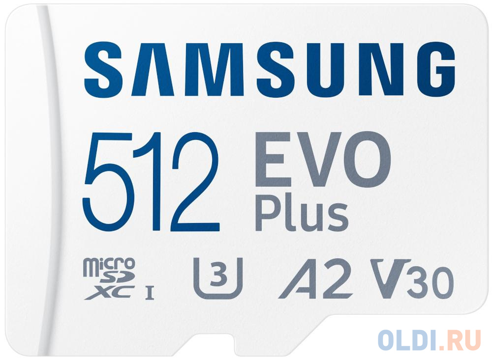 Карта памяти microSDXC 512Gb Samsung EVO Plus MB-MC512KA карта памяти microsdxc 512gb sandisk sdsqxcd 512g gn6ma