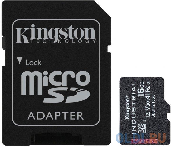 Карта памяти microSDHC 16Gb Kingston SDCIT2/16GB карта памяти microsdhc 8gb kingston sdcit2 8gb