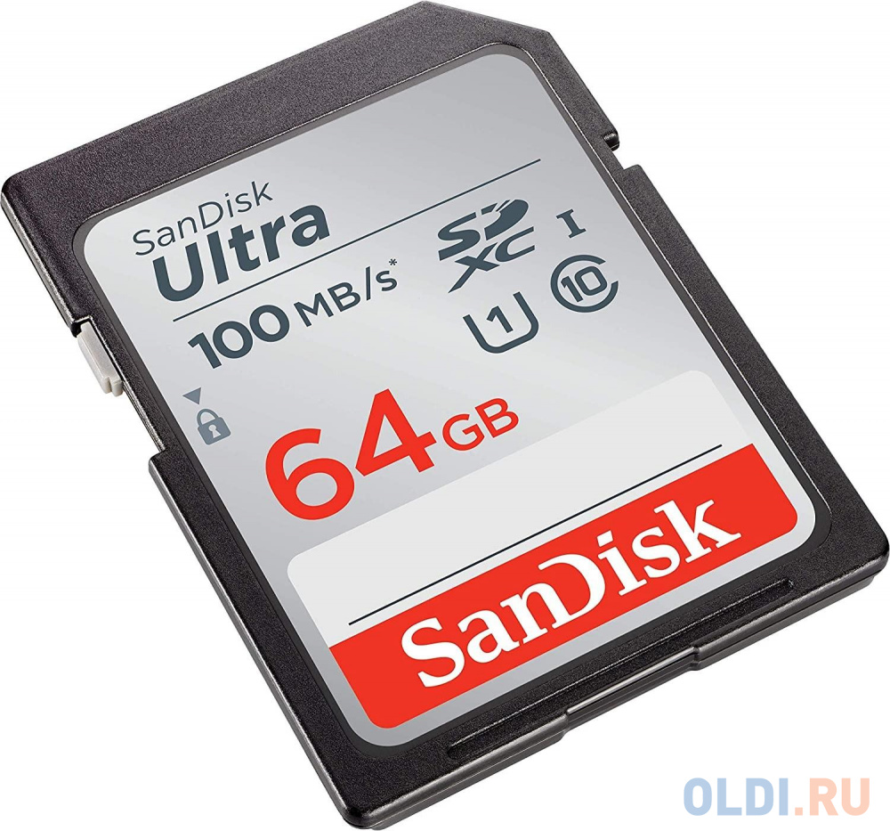 Флеш карта SDXC 64Gb Class10 Sandisk SDSDUNR-064G-GN3IN Ultra флеш карта sd 128gb sandisk sdxc class 10 uhs i ultra 140mb s