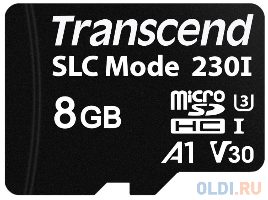 Карта памяти microSDHC 8Gb Transcend 230I TS8GUSD230I oem карта памяти microsdhc 32gb transcend ts32gusd300s a