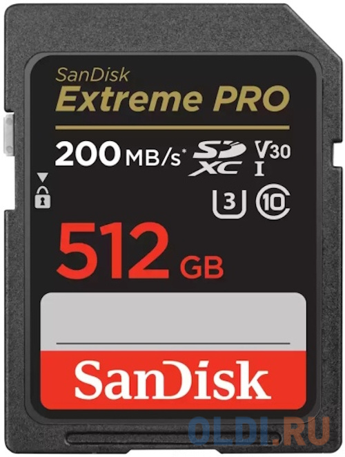 Карта памяти SD XC 512Gb SanDisk Extreme Pro карта памяти sandisk extreme sd uhs i 512gb card for 4k video for dslr and mirrorless cameras 180mb s read
