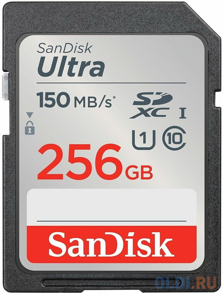 Флеш карта SD 256GB SanDisk SDXC Class 10 UHS-I Ultra 120MB/s