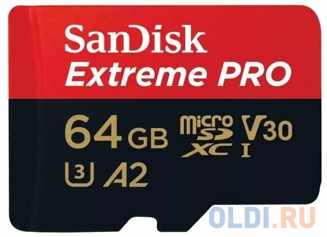 Micro SecureDigital 64GB SanDisk Extreme Pro microSD UH for 4K Video on Smartphones, Action Cams & Drones 200MB/s Read, 90MB/s Write, Lifetime War