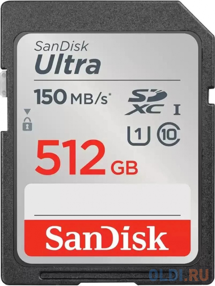 Карта памяти SDXC 512GB UHS-I SDSDUNC-512G-GN6IN SANDISK