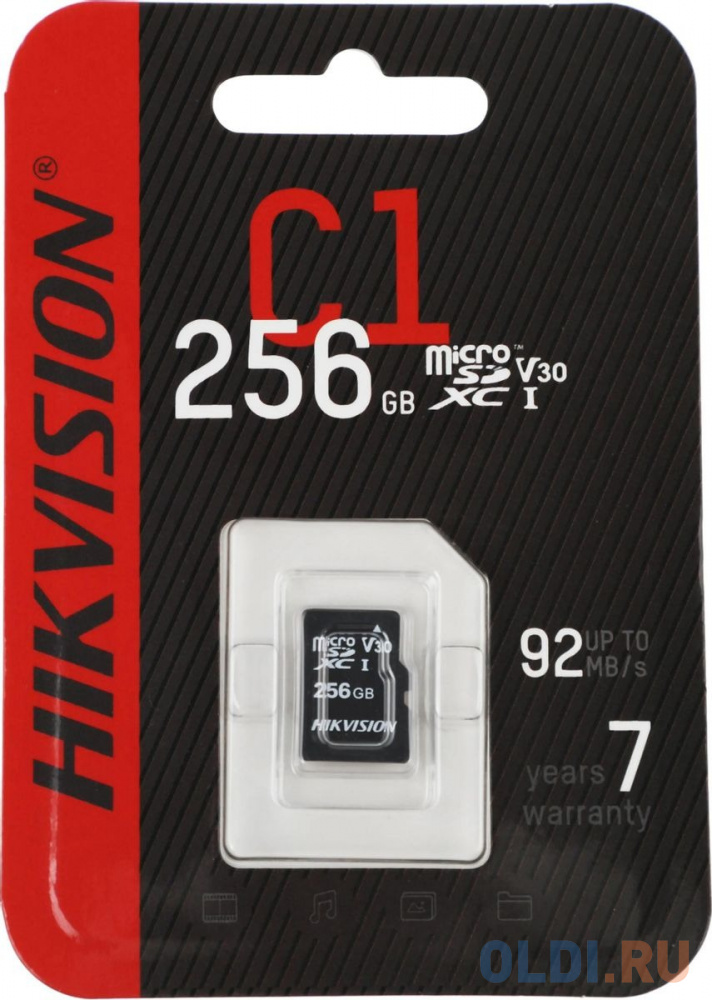 

Карта памяти microSDXC 256 ГбGb Hikvision NEO HOME