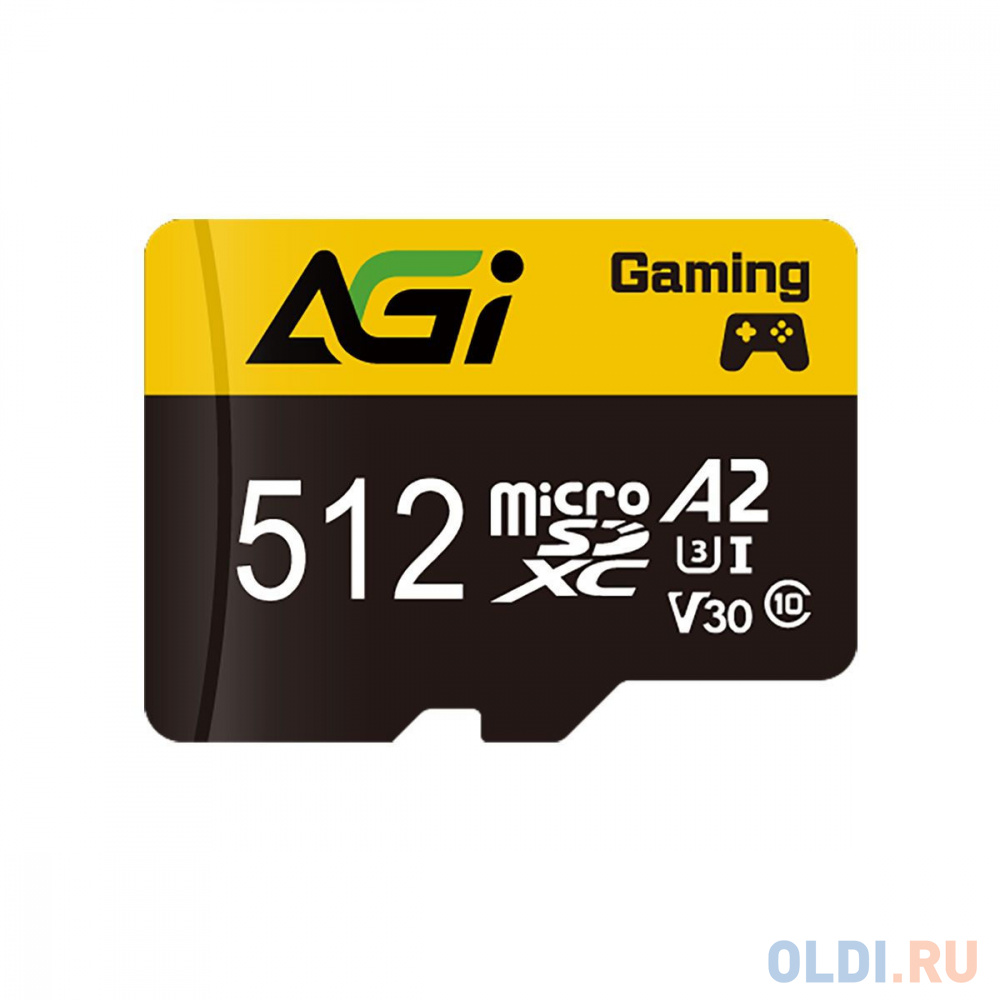 

Карта памяти microSDXC 512 ГбGb AGI TF138 + SD адаптер