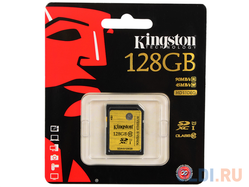 Карта памяти kingston sdxc 128 гб