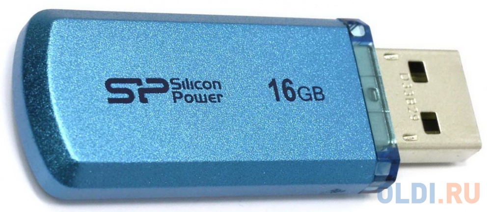 Внешний накопитель 16GB USB Drive <USB 2.0 Silicon Power Helios 101 Blue (SP016GBUF2101V1B) фото