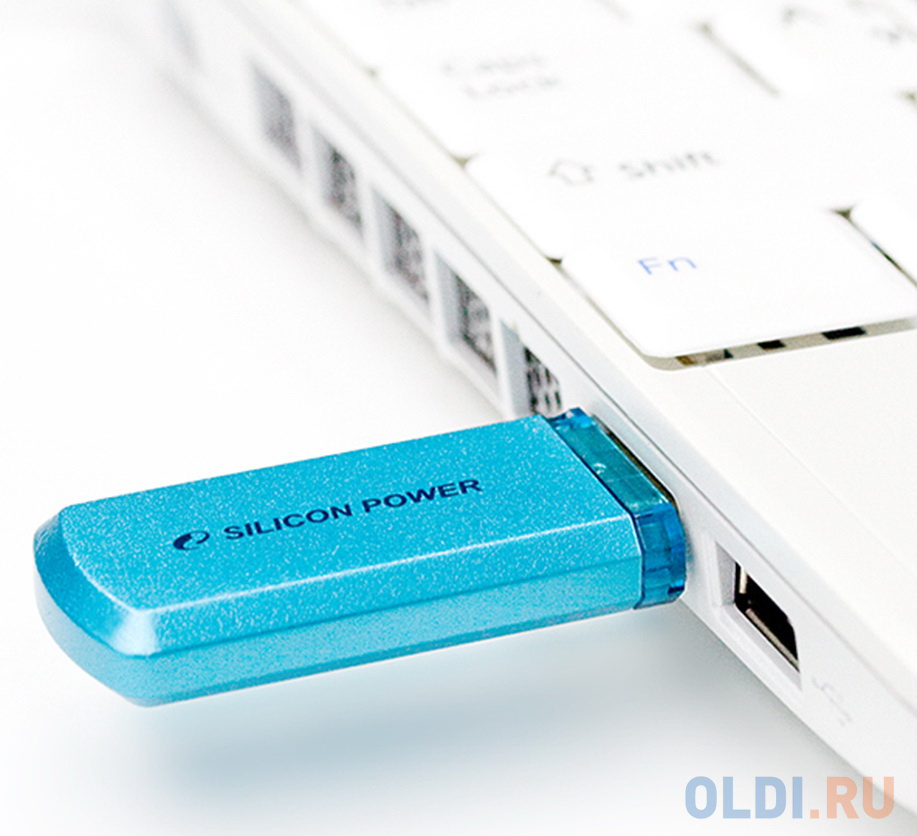 Внешний накопитель 16GB USB Drive <USB 2.0 Silicon Power Helios 101 Blue (SP016GBUF2101V1B) фото