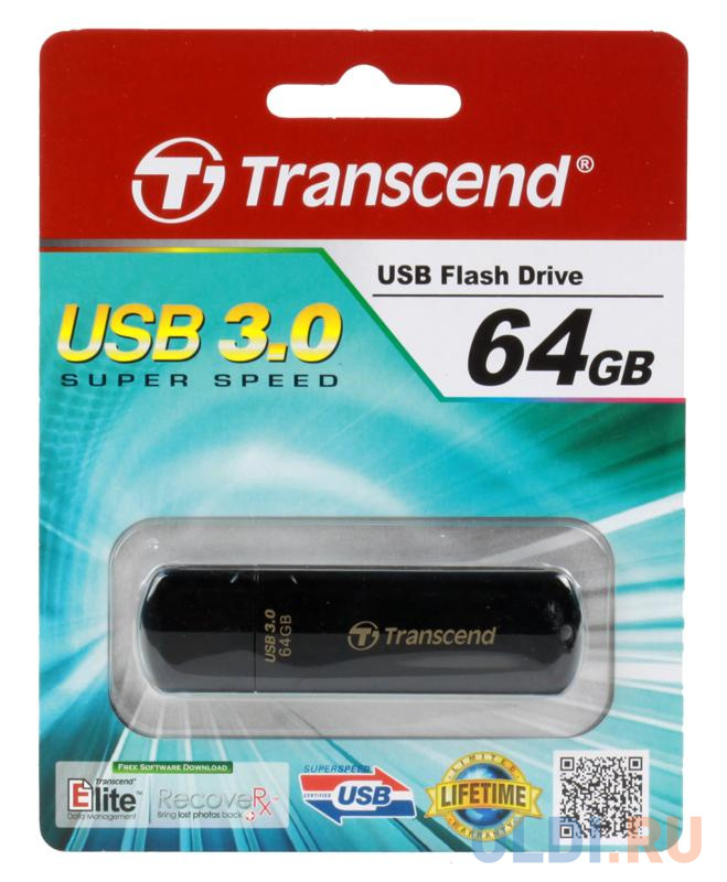 Внешний накопитель 64GB USB Drive <USB 3.0 Transcend 700 (TS64GJF700) внешний накопитель usb 64gb transcend jetflash 790 usb3 0 ts64gjf790k