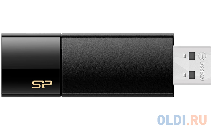 Внешний накопитель 64GB USB Drive <USB 3.0 Silicon Power Blaze B05 Black (SP064GBUF3B05V1K)