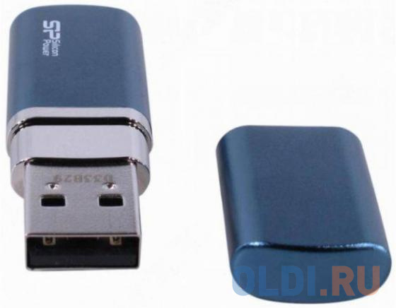 Флешка USB 64GB Silicon Power Luxmini 720 SP064GBUF2720V1D синий - фото 1