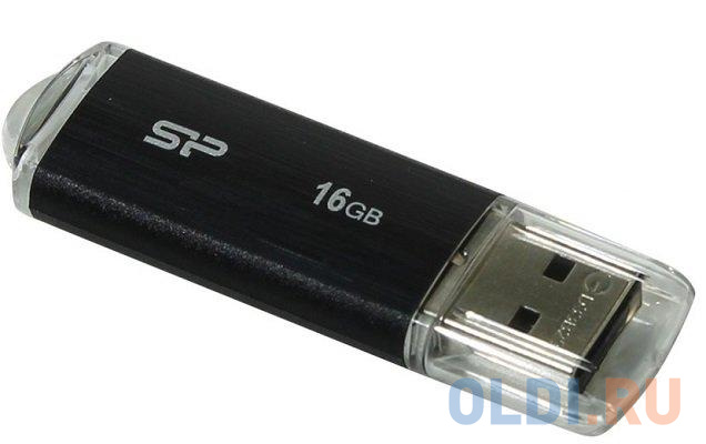 Внешний накопитель 16Gb USB Drive <USB 2.0 Silicon Power Ultima U02 SP016GBUF2U02V1K USB2.0 черный флешка usb 32gb silicon power ultima u06 sp032gbuf2u06v1p peach red розовый