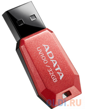 

Внешний накопитель 32GB USB Drive ADATA USB 2.0 UV100 красная AUV100-32G-RRD