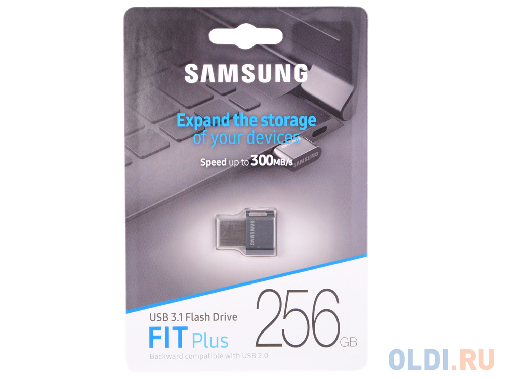  256GB USB Drive <USB 3.1 Samsung FIT Plus (up to 300Mb/s) (MUF-256AB/APC)