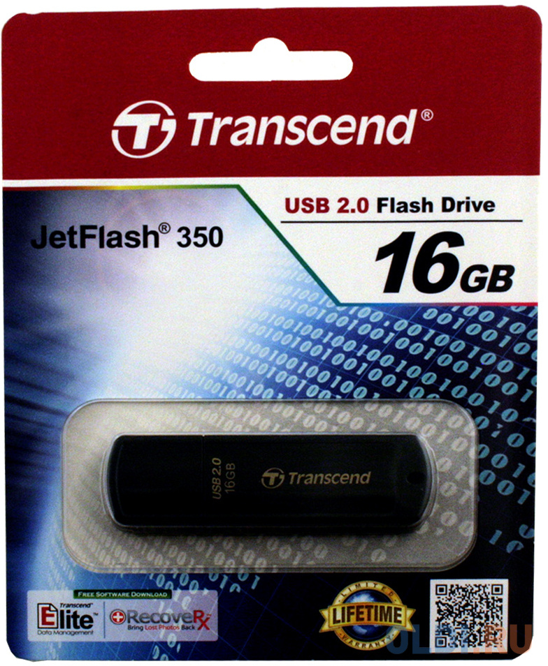 Внешний накопитель 16GB USB Drive <USB 2.0 Transcend 350 (TS16GJF350) фото