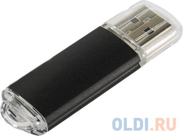 Внешний накопитель 4Gb USB Drive <USB2.0 Smartbuy V-Cut Black (SB4GBVC-K) - фото 1