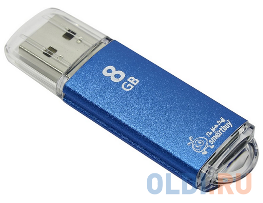 

Внешний накопитель 8Gb USB Drive <USB2.0 Smartbuy V-Cut Blue (SB8GBVC-B)