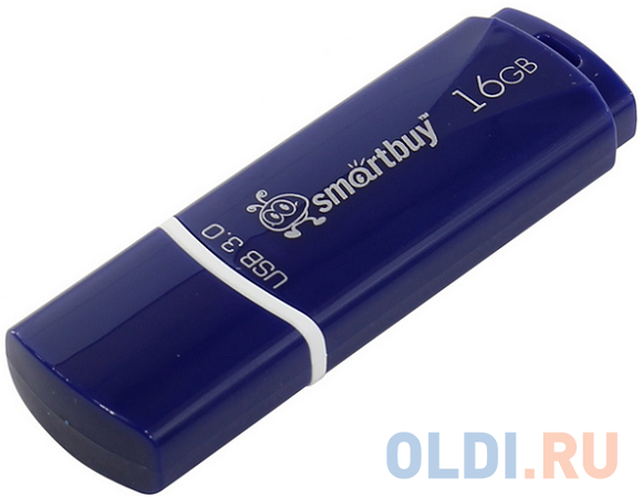 Внешний накопитель 16Gb USB Drive &lt;USB3.0 Smartbuy Crown Blue (SB16GBCRW-Bl) от OLDI