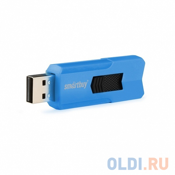Внешний накопитель 16Gb USB Drive <USB2.0 Smartbuy STREAM Blue (SB16GBST-B) - фото 1