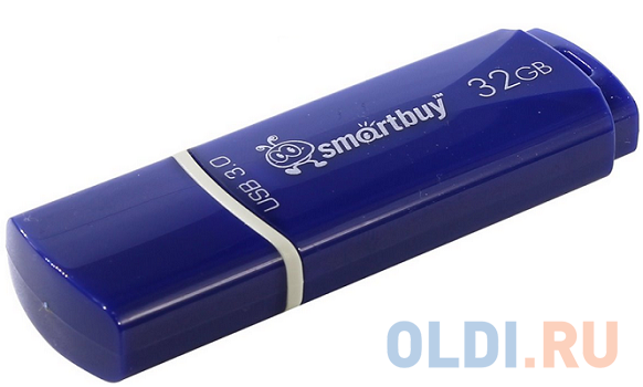 

Внешний накопитель 32Gb USB Drive <USB3.0 Smartbuy Crown Blue (SB32GBCRW-Bl)