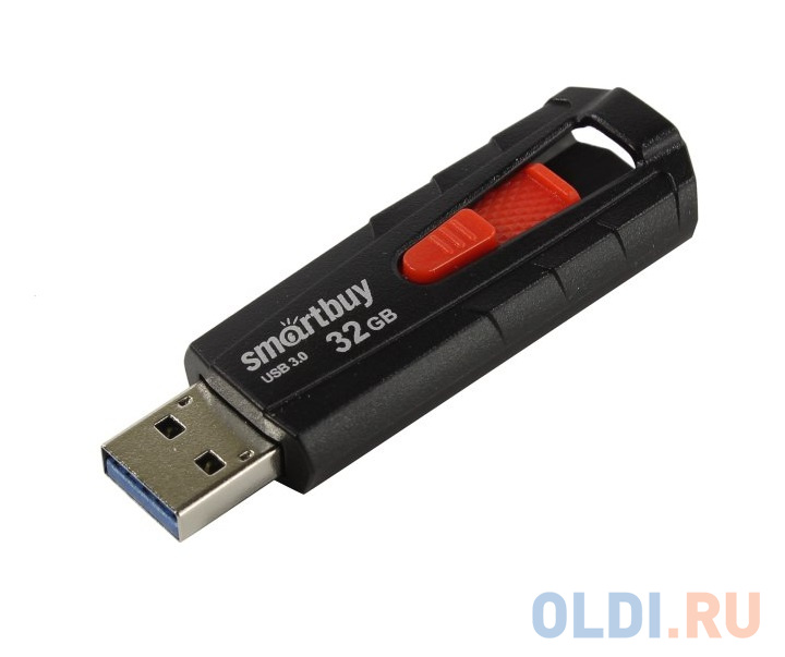 

Внешний накопитель 32Gb USB Drive <USB3.0 Smartbuy IRON Black/Red (SB32GBIR-K3)