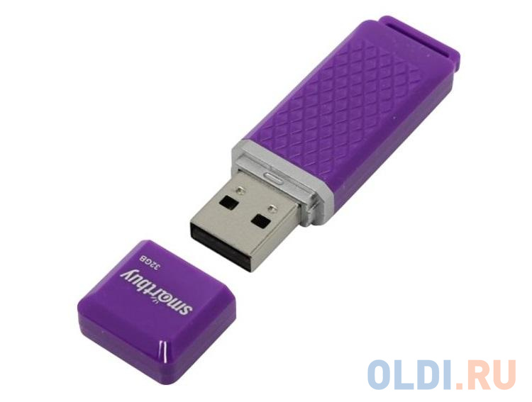 Внешний накопитель 32Gb USB Drive <USB2.0 Smartbuy Quartz series Violet (SB32GBQZ-V) - фото 2