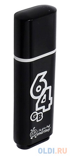 

Внешний накопитель 64Gb USB Drive <USB2.0 Smartbuy Glossy series Black (SB64GBGS-K)