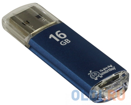 

Внешний накопитель 16Gb USB Drive <USB2.0 Smartbuy V-Cut Blue (SB16GBVC-B)